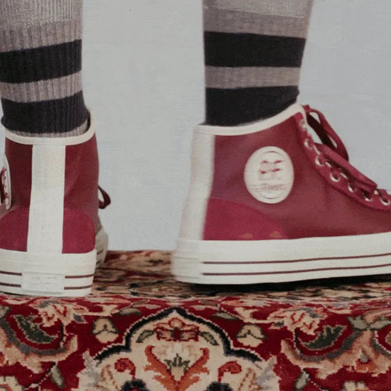 Burgundy/Antique White