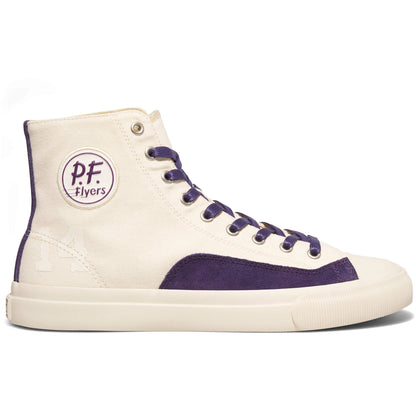 White/Eggplant