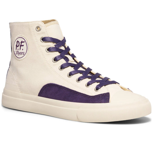 White/Eggplant