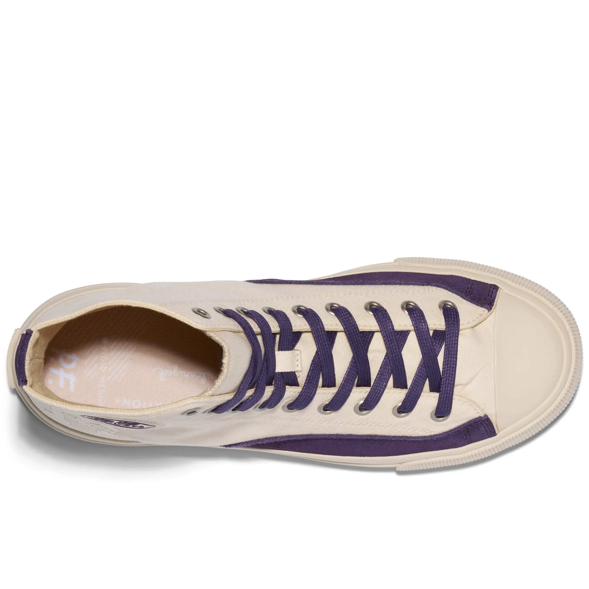 White/Eggplant