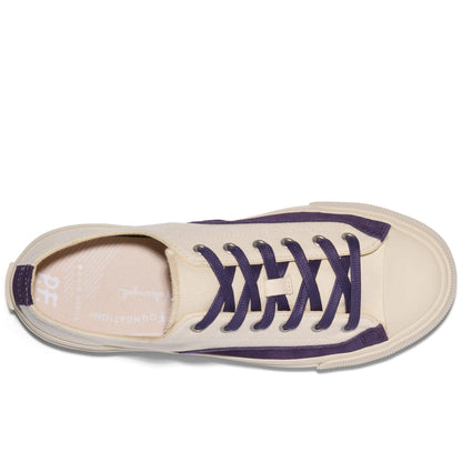 White/Eggplant