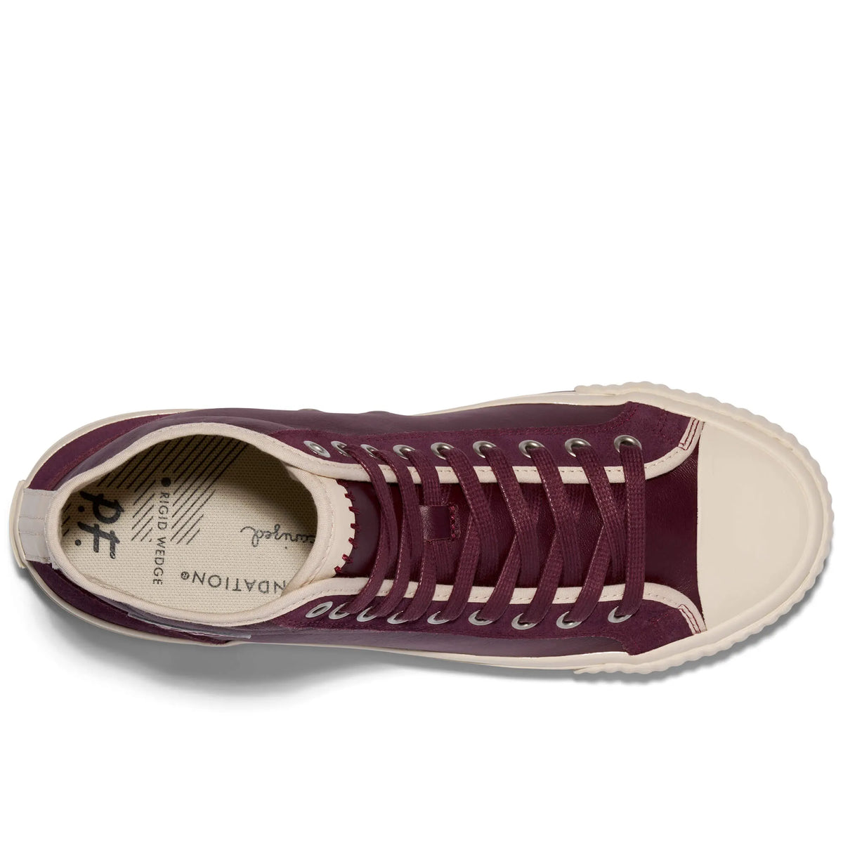 Burgundy/Antique White