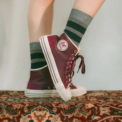 Burgundy/Antique White
