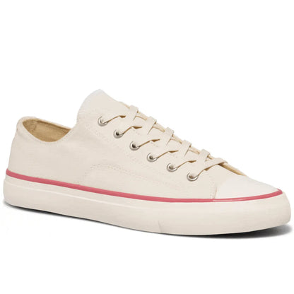 Antique White/Crimson