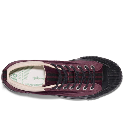 Burgundy/Black
