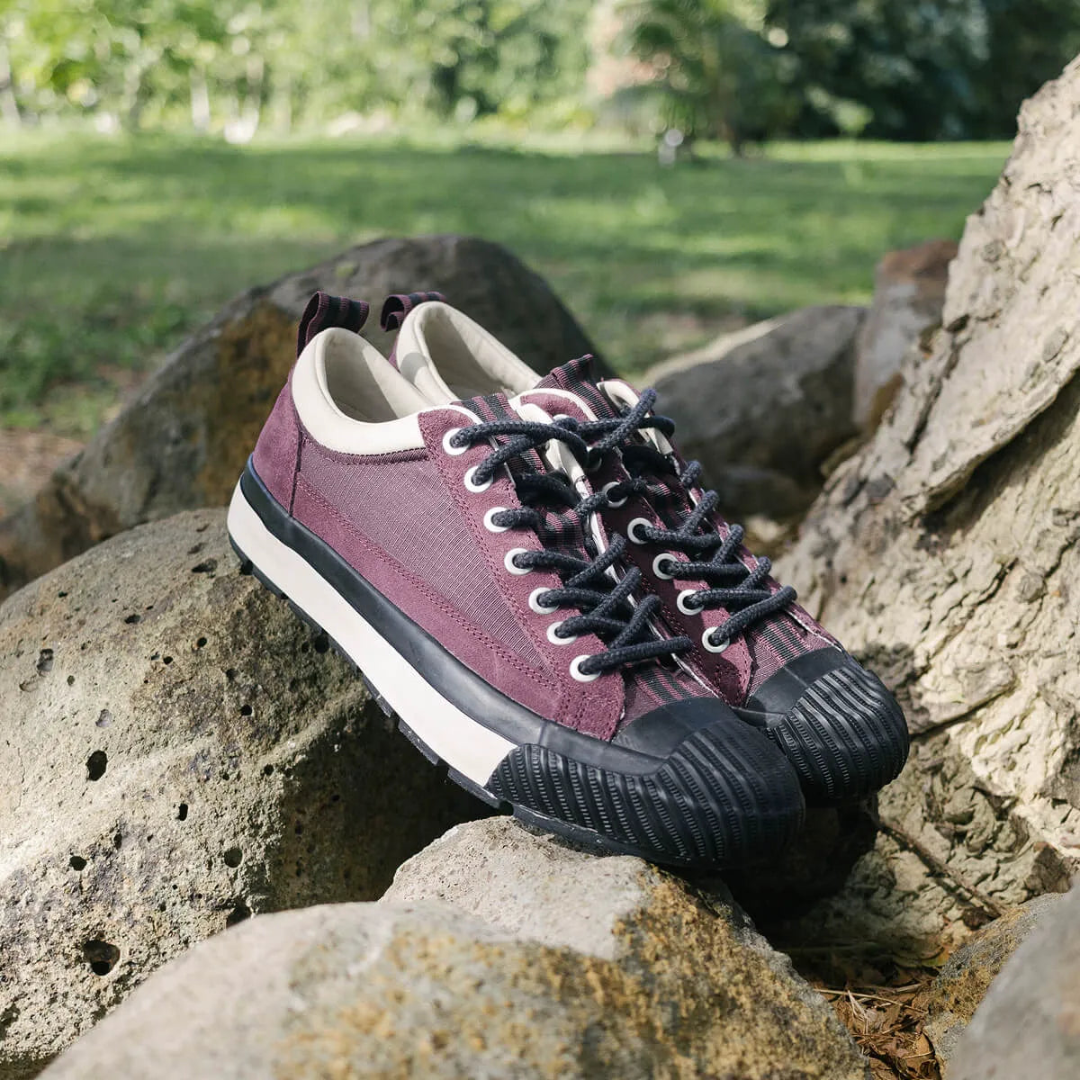 Burgundy/Black
