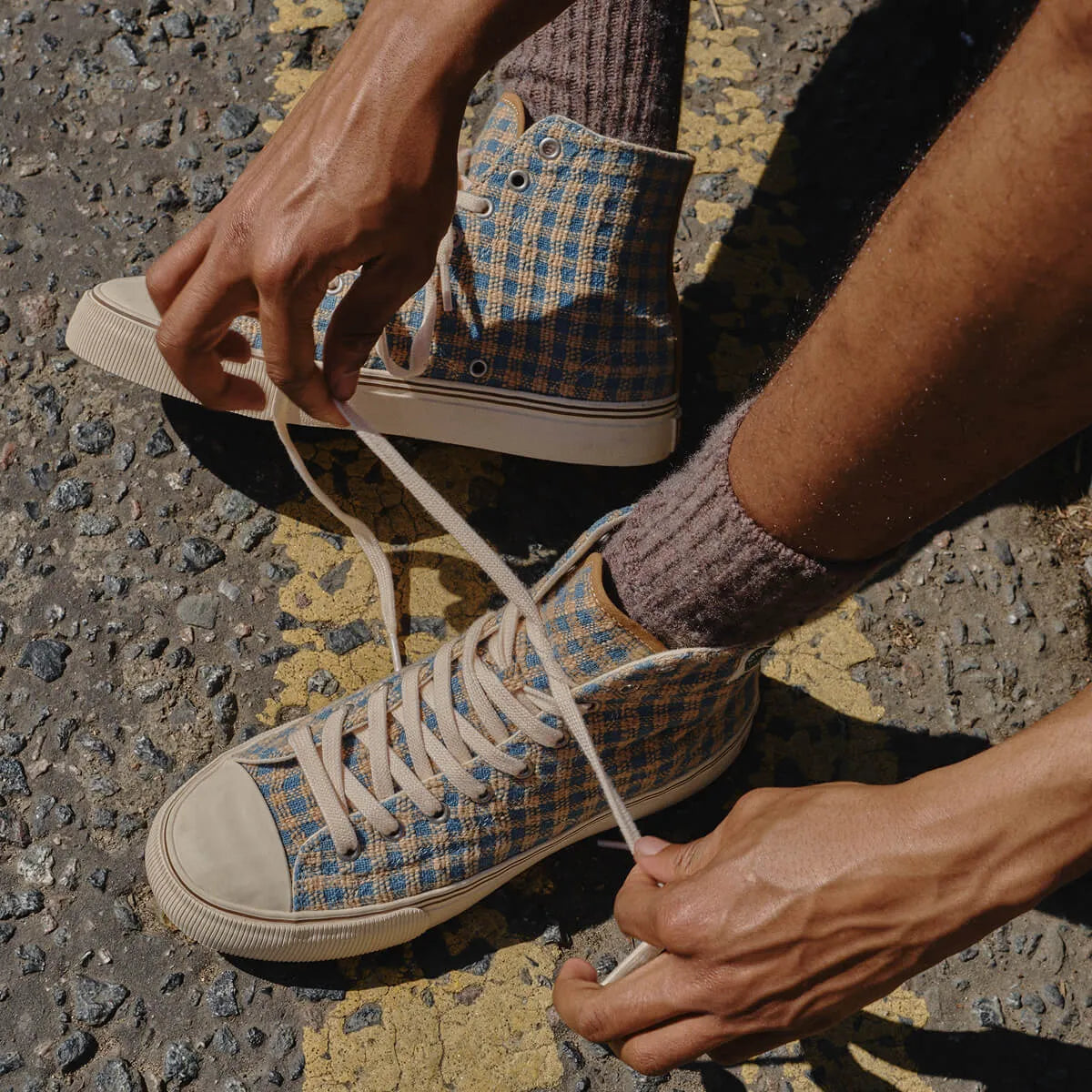 Indigo/Brown